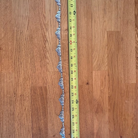 Chic Silver Heart Chain Belt - Picture 3 of 3